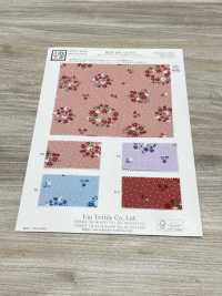 KCP400-DK703 Stampa In Tessuto Di Cotone 40%[Tessile / Tessuto] Uni Textile(Komon Studio) Sottofoto