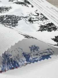 KCP400-DK605 Stampa In Tessuto Di Cotone 40%[Tessile / Tessuto] Uni Textile(Komon Studio) Sottofoto
