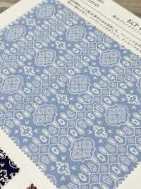 KCP400-DK694 Stampa In Tessuto Di Cotone 40%[Tessile / Tessuto] Uni Textile(Komon Studio) Sottofoto