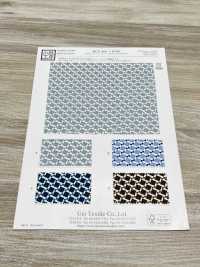 KCP400-DK695 Stampa In Tessuto Di Cotone 40%[Tessile / Tessuto] Uni Textile(Komon Studio) Sottofoto