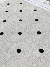 KCP524-D28 Stampa Monocromatica Su Tela Di Lino E Rayon[Tessile / Tessuto] Uni Textile(Komon Studio) Sottofoto