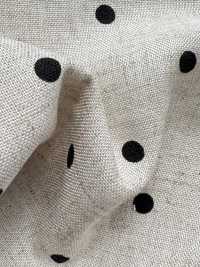 KCP524-D28 Stampa Monocromatica Su Tela Di Lino E Rayon[Tessile / Tessuto] Uni Textile(Komon Studio) Sottofoto