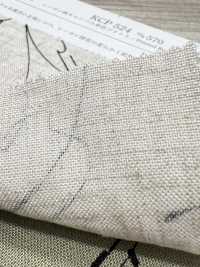 KCP524-D570 Stampa Monocromatica Su Tela Di Lino E Rayon[Tessile / Tessuto] Uni Textile(Komon Studio) Sottofoto