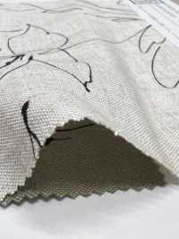 KCP524-D570 Stampa Monocromatica Su Tela Di Lino E Rayon[Tessile / Tessuto] Uni Textile(Komon Studio) Sottofoto