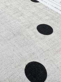 KCP524-D589 Stampa Monocromatica Su Tela Di Lino E Rayon[Tessile / Tessuto] Uni Textile(Komon Studio) Sottofoto