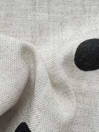 KCP524-D589 Stampa Monocromatica Su Tela Di Lino E Rayon[Tessile / Tessuto] Uni Textile(Komon Studio) Sottofoto