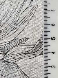KCP524-D624 Stampa Monocromatica Su Tela Di Lino E Rayon[Tessile / Tessuto] Uni Textile(Komon Studio) Sottofoto