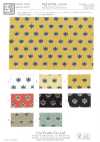 KCP607TBDK-130 Lawn di cotone con stampa Tumbler