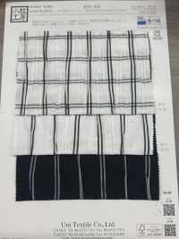 KYC912-D2 Filato Tinto In Filo T/C Tuck Dobby[Tessile / Tessuto] Uni Textile(Komon Studio) Sottofoto