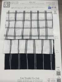 KYC912-D1 Filato Tinto In Filo T/C Tuck Dobby[Tessile / Tessuto] Uni Textile(Komon Studio) Sottofoto