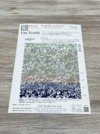 KCP807MWL-DK-23 Pettine In Frassino Con Stampa Liberty Wave Lawn Miracle 80% Cotone[Tessile / Tessuto] Uni Textile(Komon Studio) Foto secondaria