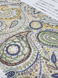 KCP807MWL-DK-35 Cotone 80 Lawn Miracle Wave Liberty Print Charlie's Paisley[Tessile / Tessuto] Uni Textile(Komon Studio) Foto secondaria