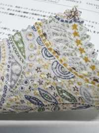 KCP807MWL-DK-35 Cotone 80 Lawn Miracle Wave Liberty Print Charlie's Paisley[Tessile / Tessuto] Uni Textile(Komon Studio) Foto secondaria