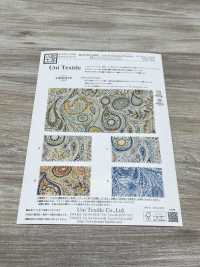 KCP807MWL-DK-35 Cotone 80 Lawn Miracle Wave Liberty Print Charlie's Paisley[Tessile / Tessuto] Uni Textile(Komon Studio) Foto secondaria