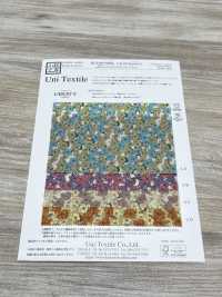 KCP807MWL-DK-12 Cotone 80 Lawn Miracle Wave Liberty Print Suzanne[Tessile / Tessuto] Uni Textile(Komon Studio) Foto secondaria