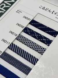 IND18 Cordoncino Indaco 8mm[Cavo A Nastro] Cordon Foto secondaria