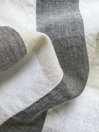 KKC907-D1 Filato Di Cotone Tencel Tinto In Filo Con Motivo A Quadri Arricciati[Tessile / Tessuto] Uni Textile(Komon Studio) Foto secondaria