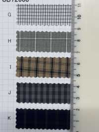 SB72600 Panno Per Macchina Da Scrivere In Cotone Extra-lungo 70/1 A Quadri[Tessile / Tessuto] SHIBAYA Sottofoto