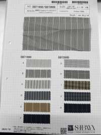 SB72600 Panno Per Macchina Da Scrivere In Cotone Extra-lungo 70/1 A Quadri[Tessile / Tessuto] SHIBAYA Sottofoto