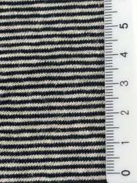 SD0188 Jersey A Righe Orizzontali Tinto In Filo Di Cotone/canapa[Tessile / Tessuto] SHIBAYA Sottofoto