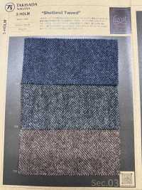 3-HOLM Tweed Delle Shetland[Tessile / Tessuto] TAKISADA NAGOYA Sottofoto