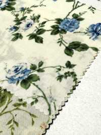 28115 Cordot Organics® 60 Fili Lawn Retro Floral Print[Tessile / Tessuto] SUNWELL Sottofoto