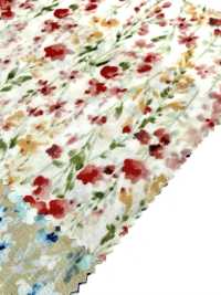 28111 Stampa Floreale Piccola Acquerello 60 Thread Lawn[Tessile / Tessuto] SUNWELL Sottofoto