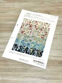 28111 Stampa Floreale Piccola Acquerello 60 Thread Lawn[Tessile / Tessuto] SUNWELL Sottofoto