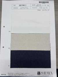 SB70611 C/Lino Denim[Tessile / Tessuto] SHIBAYA Sottofoto