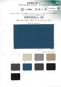 SW3050LL-50 Pelle Scamosciata ECO BLUE®[Tessile / Tessuto] Fibre Sanwa Sottofoto