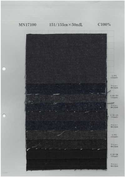 MN17100 Finitura denim lavato 10 oz