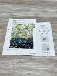 28114 Cordot Organics® 60 Fili Lawn Retro Floral Print[Tessile / Tessuto] SUNWELL Sottofoto