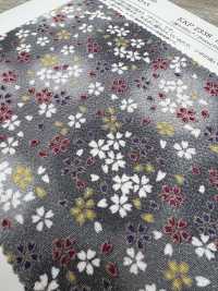 KKP2338-D379A Chirimen Chirimen®[Tessile / Tessuto] Uni Textile(Komon Studio) Foto secondaria