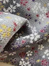 KKP2338-D379A Chirimen Chirimen®[Tessile / Tessuto] Uni Textile(Komon Studio) Foto secondaria