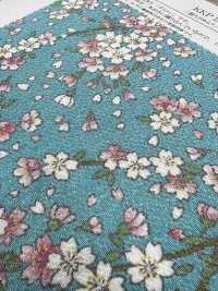 KKP2338-D382A Chirimen Chirimen®[Tessile / Tessuto] Uni Textile(Komon Studio) Foto secondaria