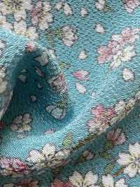 KKP2338-D382A Chirimen Chirimen®[Tessile / Tessuto] Uni Textile(Komon Studio) Foto secondaria