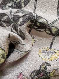 KKP2338-DB-12 Chirimen Chirimen®[Tessile / Tessuto] Uni Textile(Komon Studio) Foto secondaria