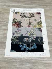 KKP2338-DB-12 Chirimen Chirimen®[Tessile / Tessuto] Uni Textile(Komon Studio) Foto secondaria