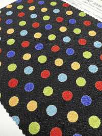 KKP2338-DB-81 Chirimen Chirimen®[Tessile / Tessuto] Uni Textile(Komon Studio) Foto secondaria