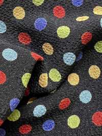 KKP2338-DB-81 Chirimen Chirimen®[Tessile / Tessuto] Uni Textile(Komon Studio) Foto secondaria