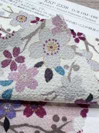 KKP2338-DHM-108 Stampa Multicolore Futako Chirimen[Tessile / Tessuto] Uni Textile(Komon Studio) Foto secondaria