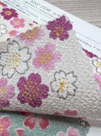 KKP2338-DHM-84 Chirimen Chirimen®[Tessile / Tessuto] Uni Textile(Komon Studio) Foto secondaria