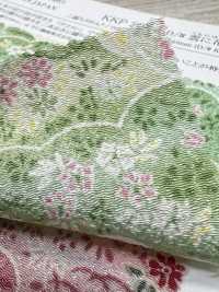 KKP2338-D-KUMONIHANA Futako Chirimen Nuvole E Fiori[Tessile / Tessuto] Uni Textile(Komon Studio) Foto secondaria