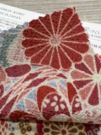 KKP2338-D-HANAZUKUSI Futako Chirimen Fiori[Tessile / Tessuto] Uni Textile(Komon Studio) Foto secondaria