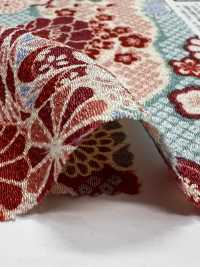 KKP2338-D-HANAZUKUSI Futako Chirimen Fiori[Tessile / Tessuto] Uni Textile(Komon Studio) Foto secondaria