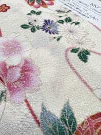 KKP2338-D-HANATEMARI Futako Chirimen Flower Ball[Tessile / Tessuto] Uni Textile(Komon Studio) Foto secondaria