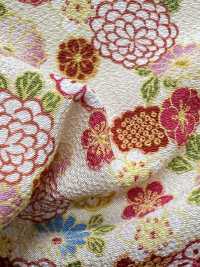 KKP2338-D-HANAKOMATI Futako Chirimen Hanakomachi[Tessile / Tessuto] Uni Textile(Komon Studio) Foto secondaria