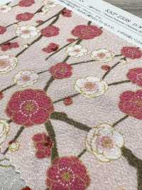 KKP2338-D-SIDAREUME Futako Chirimen Prugna Piangente[Tessile / Tessuto] Uni Textile(Komon Studio) Foto secondaria