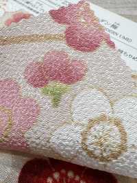 KKP2338-D-MODANUME Futako Chirimen Modern Plum[Tessile / Tessuto] Uni Textile(Komon Studio) Foto secondaria