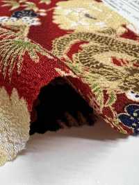 KKP2338-D-BOTANRYU Drago Peonia Futako Chirimen[Tessile / Tessuto] Uni Textile(Komon Studio) Foto secondaria